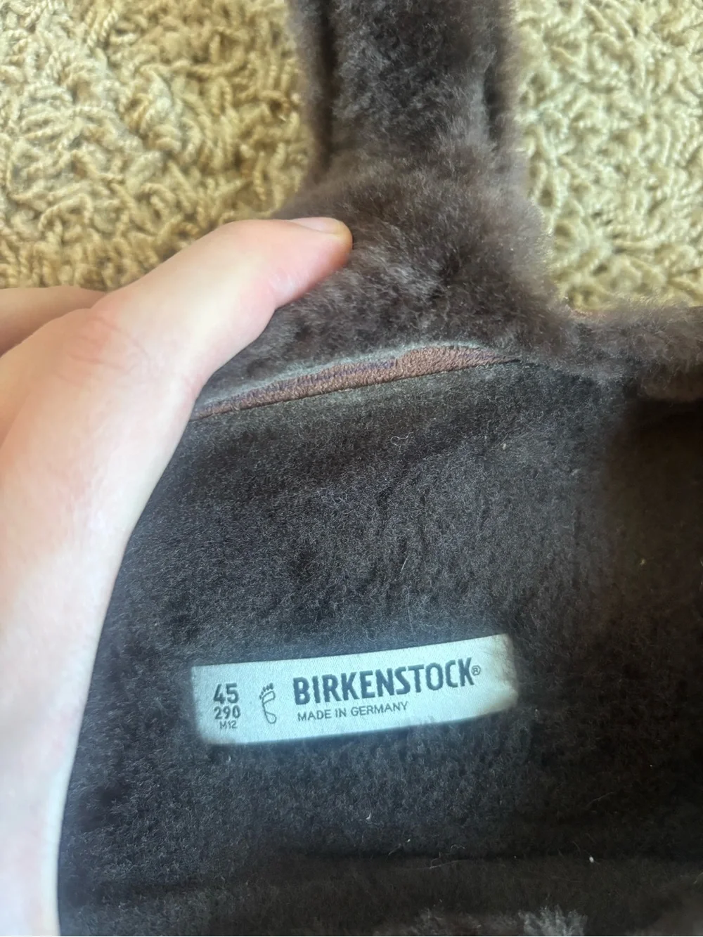 Birkenstock Blue Box with White Logo and Label